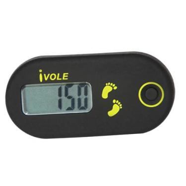 Imagem de Colaxi Pedômetro digital 3D, ferramenta de fitness, preciso, prático, portátil, mini, profissional, esportivo, fácil de usar para caminhada, pista de passos