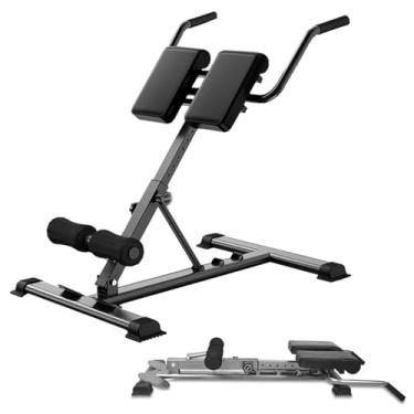 Imagem de Banco de academia cadeira romana dobrável equipamento de treino abdominal, banco de hiperextensão, equipamento de exercício para academia em casa, cargas de equipamentos de ginástica de 150 kg
