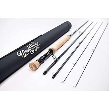 Imagem de Vara de pesca Moonshine Rod Co. Série Vesper com estojo de transporte e seção extra de ponta de varão – 1,8 m