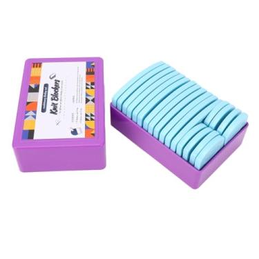 Imagem de Haofy 20 Kits de Bloqueio de Malha Com Pinos de Aço Inoxidável, Design Ergonômico para Projetos de crochê de tricô Com Distribuição Uniforme para Projetos de Suéter de Xale Em Cores (Azul)