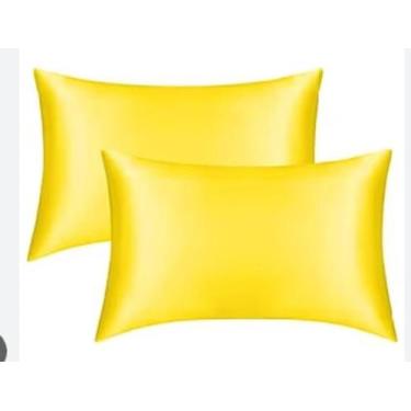 Imagem de fronhas de cetim antifrizz 70cmx50cm (2 pares) com zíper - Donna helle
