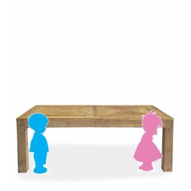 Imagem de 2 Display de chão totem Chá de Revelação - x4adesivos