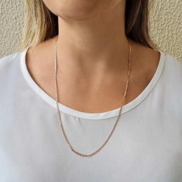 Imagem de Cordão Rommanel Banhado A Ouro 18k Unissex Elegante Casual - Farinni