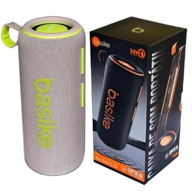 Imagem de Caixa De Som Bluetooth Portátil Recarregável Potente Resistente a Água BA-RAD123-30W 4500mAh (branco)