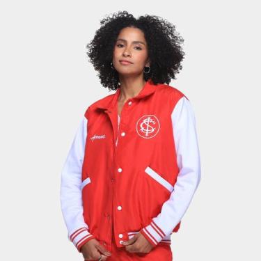 Imagem de Jaqueta Internacional Approve College Unissex, Vermelho, Branco, M