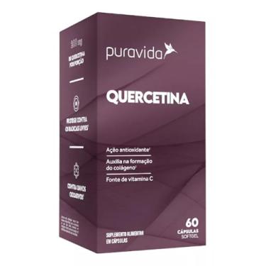 Imagem de Quercetina de 200 mg+ Vitamina C com 60 Cápsulas-Pura Vida