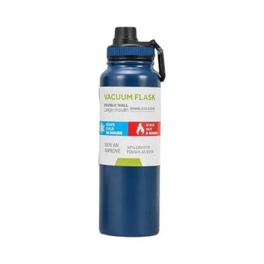 Imagem de Garrafa Térmica De Aço Inoxidável 800/1000ML Para Esportes, Isolada, M