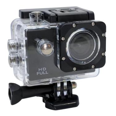 Imagem de Câmera e Filmadora de Ação Sport Action Full HD 1080p à Prova D’Água Resistência 30 metros com Acessórios