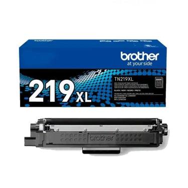 Imagem de Toner Brother Tn-219xl Bk Tn219xl Preto autêntico Mfc-l3760cdw Hl-l3240cdw Dcp-l3560cdw 3k