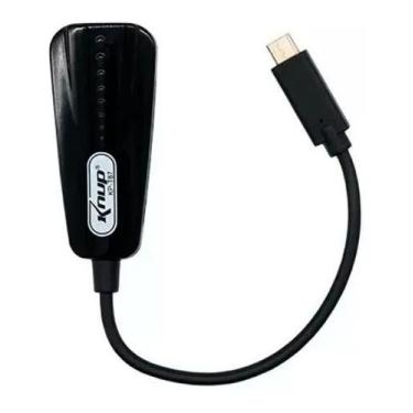 Imagem de Adaptador Usb Tipo C Type C Thunderbolt 3 X Rj45 Cabo de Rede - Knup