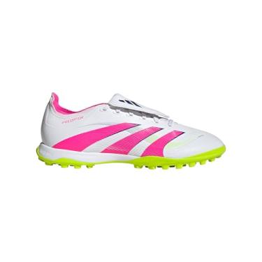 Imagem de Chuteira Adidas Society Predator League Fold-Over Branco Rosa e Verde - Masculino - 41 - Branco