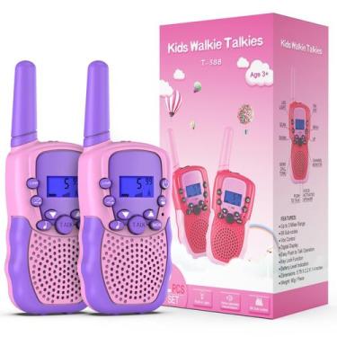 Imagem de Walkie Talkies Selieve para crianças de 5 a 12 anos e 3 milhas de alca