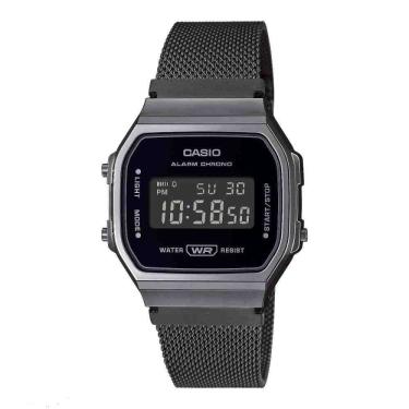 Imagem de Casio relógios de pulso unissex quartzo - A168WEMB-1B