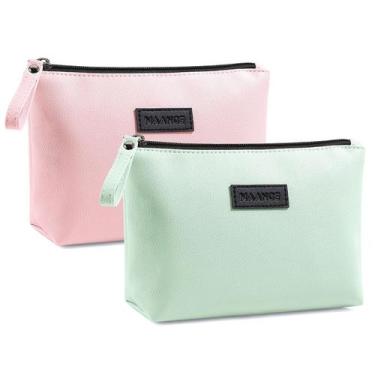 Imagem de Bolsa de maquiagem MAANGE pequena para bolsa, 2 peças, impermeável par