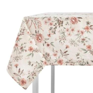 Imagem de Toalha de mesa jardin 8 lugares tro home style, BEGE, 160 x 270 cm