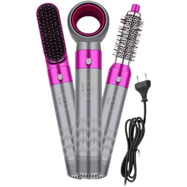 Imagem de Escova Modeladora e Alisadora de Ar Quente 5 em 1 Profissional 110V – Seca, Alisa, Modela e Desembaraça
