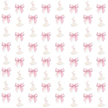 Imagem de Breling 8 peças decorações de aniversário de um ganso silly goose papel pendurado guirlanda bandeira flâmulas pato lindo arco ganso tema chá de bebê 1º aniversário suprimentos para festa