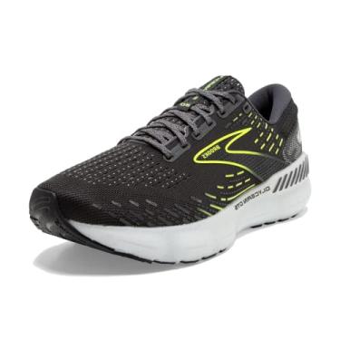 Imagem de Brooks Tênis de corrida masculino Glycerin GTS 20, Ébano/branco/vida noturna, 43