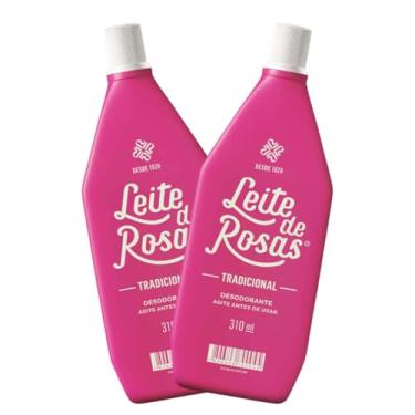 Imagem de KIT 2 LEITE DE ROSAS DESODORANTE CORPORAL 310ML PERFUMADO ANTIALERGICO TODOS OS TIPOS DE PELE