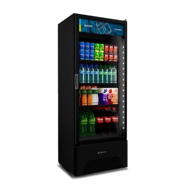 Imagem de Refrigerador Expositor Vertical Bebidas 127v Vb52ah Optima All Black 497 Litros - Metalfrio 127v