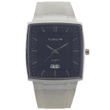 Imagem de Relógio Masculino Tuguir Analógico Tg30334 Prata E Preto