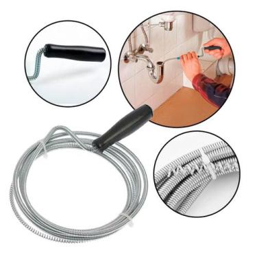 Imagem de Cabo Flexível Espiral para Desentupimento de Canos 3 Metros - FBG