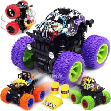 Imagem de Toy Monster Trucks CozyBomb Friction Powered 3 anos e pacote com 4