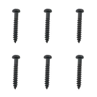 Imagem de DGHAOP 6 peças de parafusos de instalação de ponte vibrato para guitarra, acessórios de guitarra, cauda de metal, peça de instrumento musical