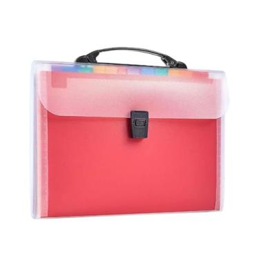 Imagem de Pasta Arquivo, Pasta Sanfonada A4 Colors 12 DivisóRias PláStica, Adequado para EscritóRios de Escolas(1uni)