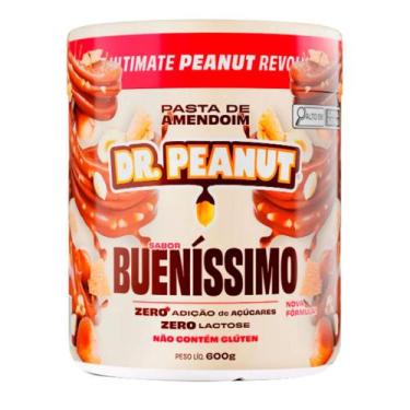 Imagem de Pasta de amendoim Dr.Peanut Power Cream Bueníssimo com Whey Protein 60