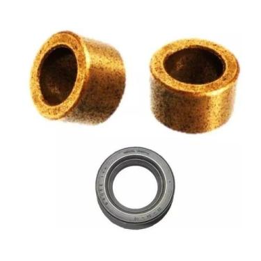 Imagem de Kit de Bucha e Retentor para Lavadora Tanquinho Wanke 12,7mm - 3 Peças