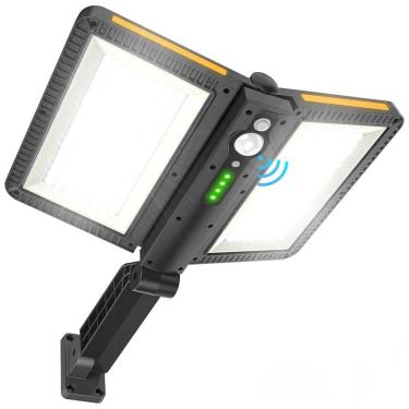 Imagem de Luminária Solar Externa Ropelux 3 Modos de Iluminação a Prova dÁgua IP65 500W com Controle Remoto