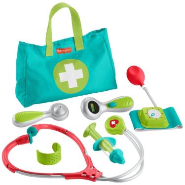 Imagem de Kit Médico Fisher-Price 7 Peças para Fantasia e Roleplay 3+ Anos