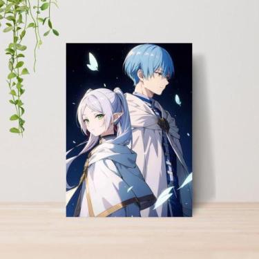 Imagem de Quadro Decorativo Anime Frieren A4  Placa MDF 004 - Lomi Art