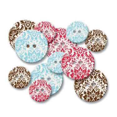 Imagem de Jenni Bowlin Studio 12 botões de compensado, papel de parede