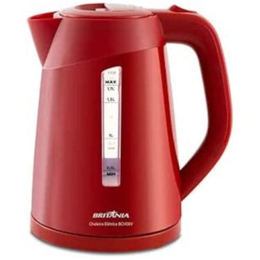 Imagem de Chaleira Elétrica Britânia 1,7L Vermelha BCH06V 220V