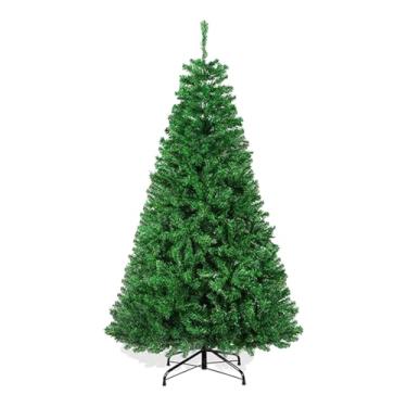 Imagem de Árvore de Natal 2,10 m Verde Luxo Premium com 1150 Galhos – Pinheiro Cheio Desmontável com Base Metálica Reforçada