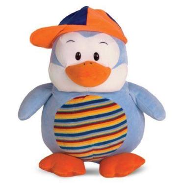 Imagem de Pato de Pelúcia Kiko Azul 20 cm Antialérgico - CTX