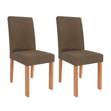 Imagem de Cadeiras Kit 2 Cadeiras Maia Cinamomo/Mascavo - Cimol