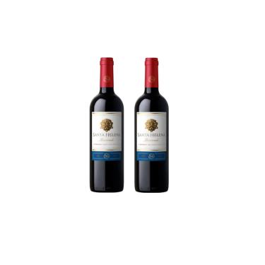 Imagem de Kit Vinho Santa Helena Cabernet E Merlot Reservado 750ml 2un