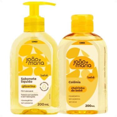 Imagem de Kit Cimed Bebê João e Maria: Sabonete Líquido e Colônia 200ml