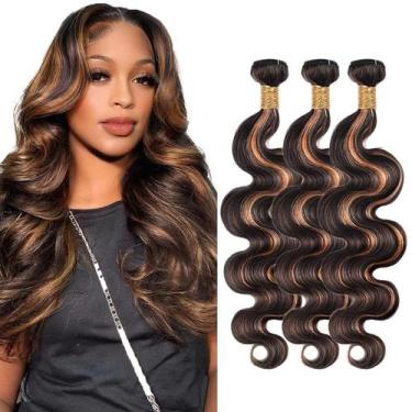 Imagem de Pacotes de cabelo DiexRlamx Body Wave Brazilian Virgin Remy P1B/30