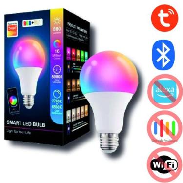 Imagem de Lâmpada Inteligente Bluetooth Bulbo E27 Rgb+ Smart Life Tuya - GOLDENS