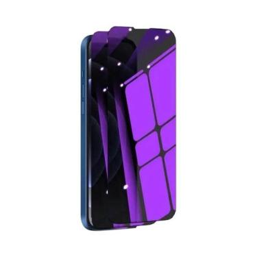 Imagem de Protetor De Tela De Vidro Temperado Anti Luz Azul Para iPhone 2 Peças 