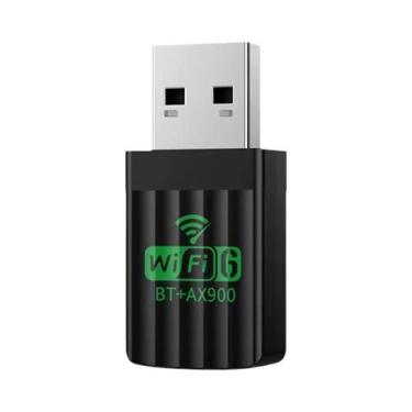 Imagem de Adaptador Dongle USB WiFi6 Bluetooth 54 Dual Band 24G 5G AX900 Recepto