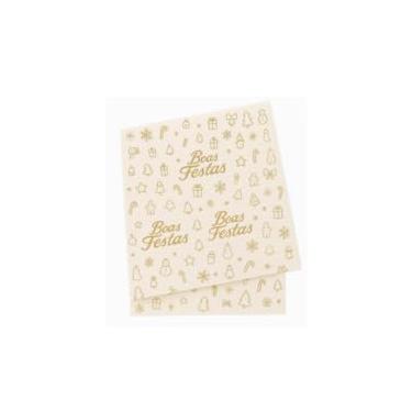 Imagem de Papel Manteiga Antigordura BOAS FESTAS Premium 15x15cm 500 UNIDADES