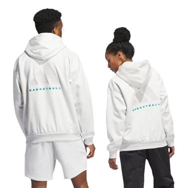 Imagem de adidas Moletom com capuz de basquete