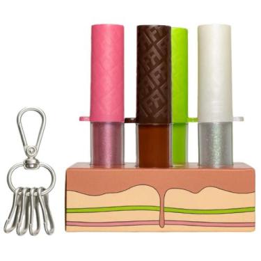 Imagem de Kit Gloss Franciny Ehlke Chilli Cake 4 Glosses Plump Chilli 23, GreenC