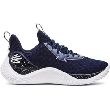 Imagem de Under Armour Curry Flow 10 Team Tênis de basquete adulto, Azul/azul, 12.5 Women/11 Men
