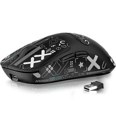 Imagem de Mouse ATTACK SHARK X3 49g SUPERLIGHT, sensor PixArt PAW3395, mouse gamer sem fio/com fio BT/2.4G, DPI 26000, bateria de 200 horas